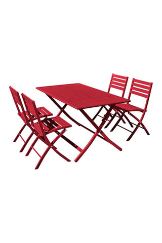 Ensemble de jardin pliable Marius - 4 places