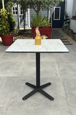 Table de jardin carré - 70 x 70 x 74 cm