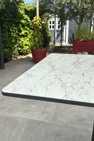Table de jardin carré - 70 x 70 x 74 cm