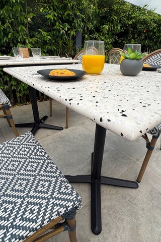 Table de jardin carré Bistro - 70 x 70 x 74 cm
