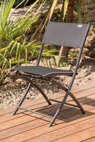 6 chaises pliables - 46 x 40 x 82 cm