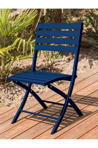 2 chaises pliables Marius - 46 x 41 x 82 cm