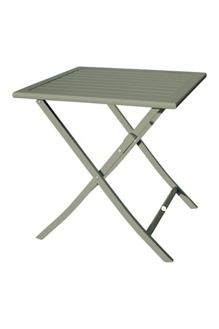 Guéridon 2 places de jardin pliable Marius - 70 x 70 x 73 cm