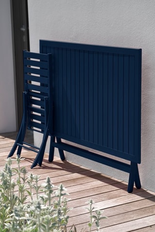 Table de jardin 4 places pliable Marius - 140 x 80 x 73 cm
