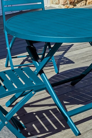 Table de jardin 4 places pliante Marius - 110 x 73 cm
