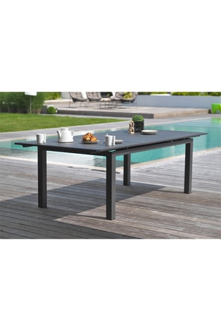 Table extensible 10/12 places Miami - 240/300 x 100 x 77 cm