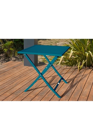 Guéridon 2 places de jardin pliable Marius - 70 x 70 x 73 cm