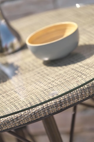 Table ronde 4 places Ushuaia - 125 x 125 x 74 cm
