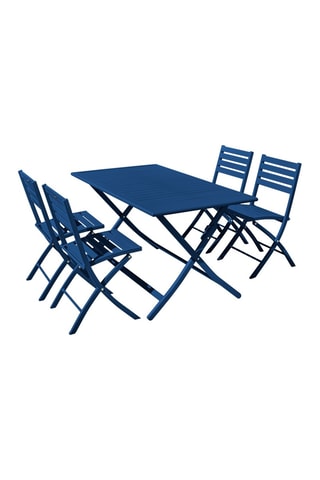 Ensemble de jardin Marius pliable - 4 places
