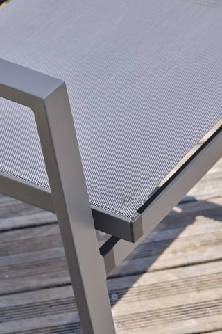 Fauteuil de jardin empilable Floride - Anthracite