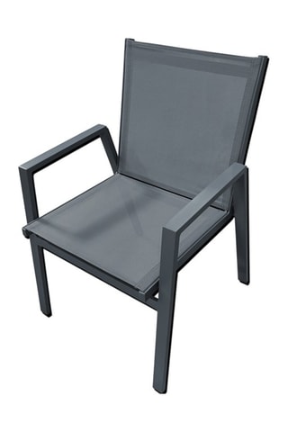 Fauteuil de jardin empilable Floride - Anthracite