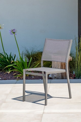 2 chaises de jardin empilables Stockholm - 48 x 59 x 84 cm