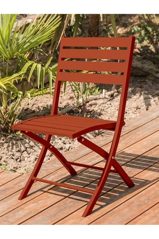 2 chaises pliables Marius - 46 x 41 x 82 cm