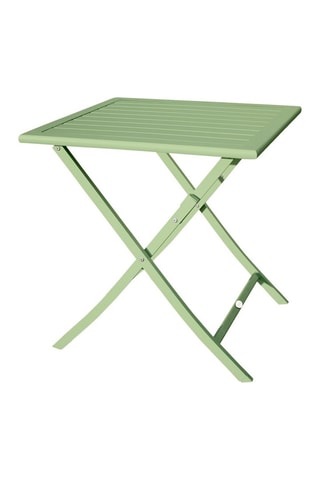 Guéridon 2 places de jardin pliable Marius - 70 x 70 x 73 cm