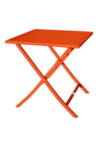 Guéridon 2 places de jardin pliable Marius - 70 x 70 x 73 cm