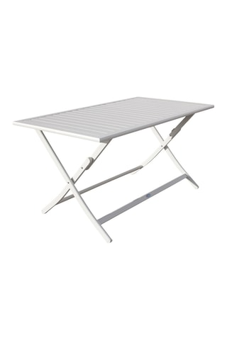 Table de jardin 4 places pliable Marius - 140 x 80 x 73 cm