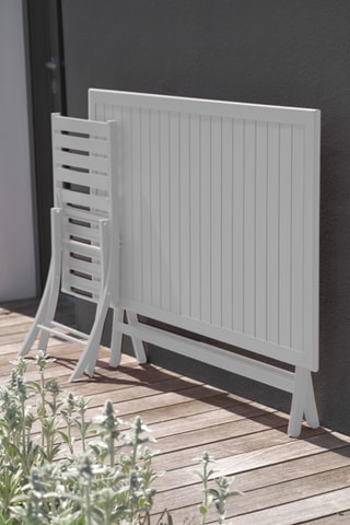 Table de jardin 4 places pliable Marius - 140 x 80 x 73 cm