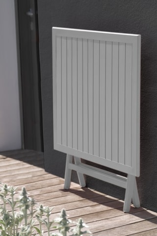 Guéridon 2 places de jardin pliable Marius - 70 x 70 x 73 cm