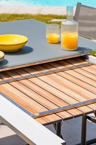 Table extensible 6/8 places Honfleur - 180/250 x 100 x 74 cm