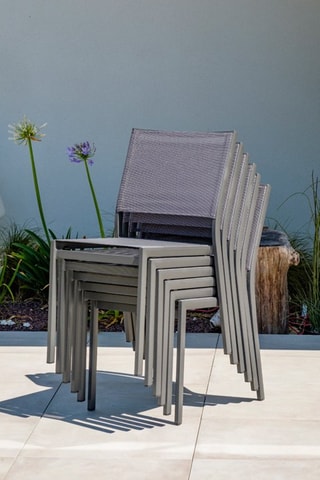 Ensemble de jardin Stockholm - 8 places - Table extensible