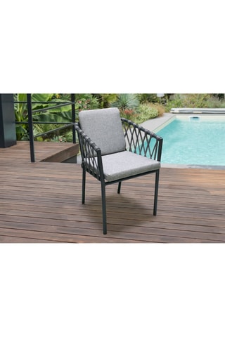 Fauteuil de jardin Pilat - Gris anthracite