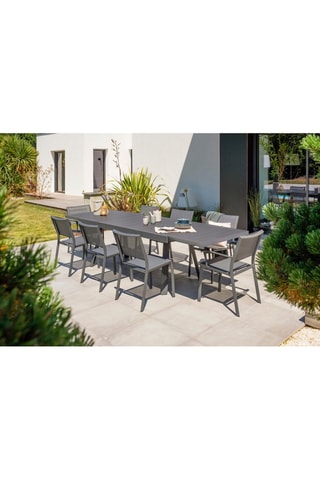 Ensemble de jardin Stockholm - 8 places - Table extensible
