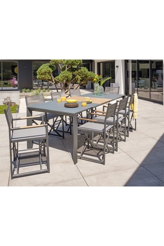 Ensemble de jardin Honfleur - 8 places - Table extensible