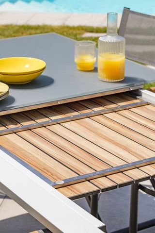 Ensemble de jardin Honfleur - 8 places - Table extensible
