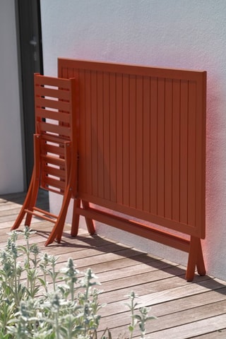 Table de jardin 4 places pliable Marius - 140 x 80 x 73 cm