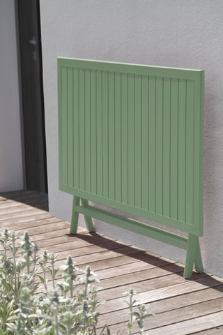Table de jardin 4 places pliable Marius - 140 x 80 x 73 cm