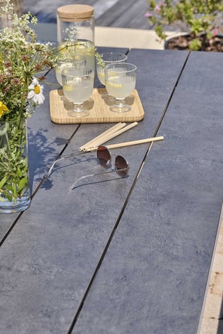 Table de jardin avec bancs Annecy - 175 x 75 x 100 cm