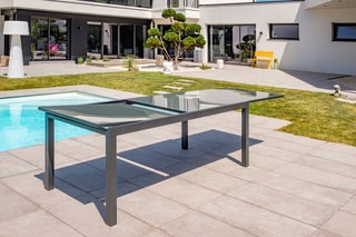 Ensemble de jardin Tolede - 8 places  Anthracite