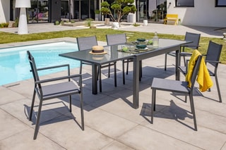Ensemble de jardin Tolede - 6 places