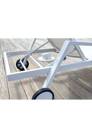 Chaise longue Ibiza - 210 x 75 x 50 cm