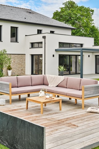 Salon de jardin en acacia Jorda - 5 places