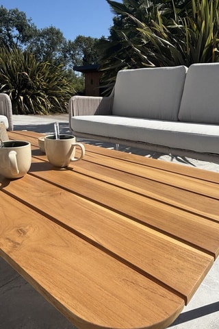 Salon de jardin en teck Orella - 5 places