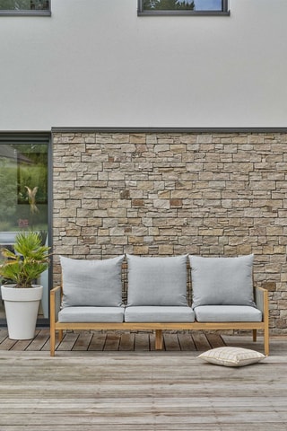 Salon de jardin en acacia Funa - 5 places