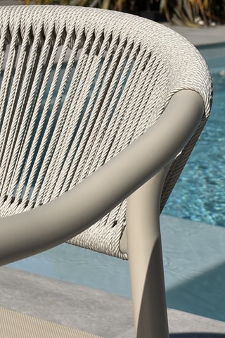 2 fauteuils de jardin Sumba - Gris