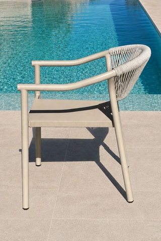 2 fauteuils de jardin Sumba - Gris