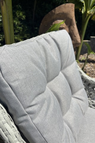 2 fauteuils de jardin Elba - Blanc
