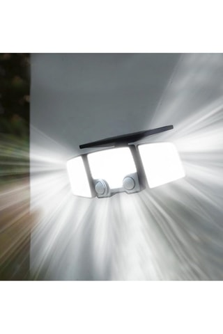 2 projecteurs solaires LED Raylite - Noir - 2 x 30 W