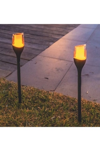 4 balises solaires LED Farely - Noir
