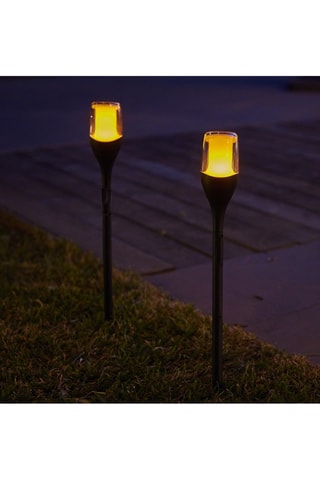 4 balises solaires LED Farely - Noir