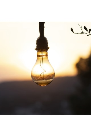 Suspension solaire LED Cordy - Beige