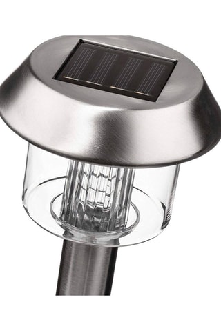 8 balises solaires LED Alesia - Noir - 8 x 1 W