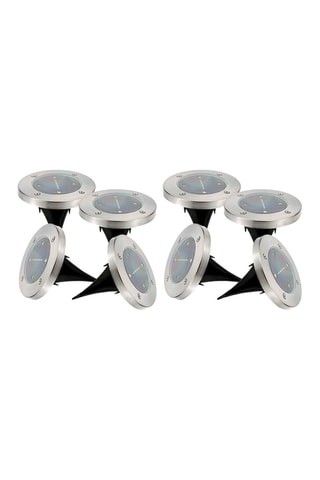 8 balises solaires LED Decky - Noir