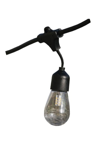 Guirlande solaire LED party guinguette solar - Blanc chaud - 1 W