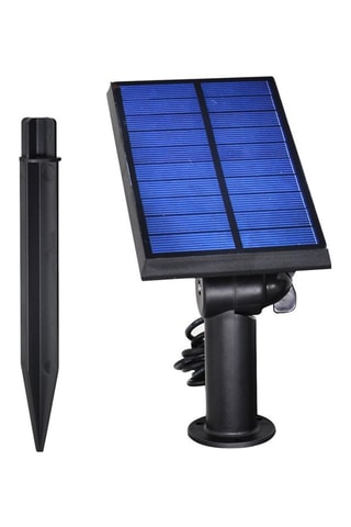 Guirlande solaire LED party guinguette solar - Blanc chaud - 1 W