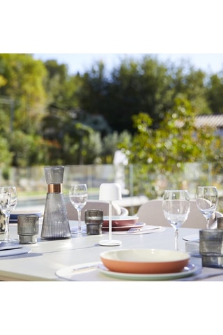 Lampe de table sans fil LED rechargeable Sophia - Blanc