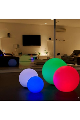Boule lumineuse sur batterie 24 LED Bobby C50 - Blanc - 5 W